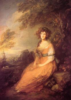 Thomas Gainsborough : Mrs Sheridan